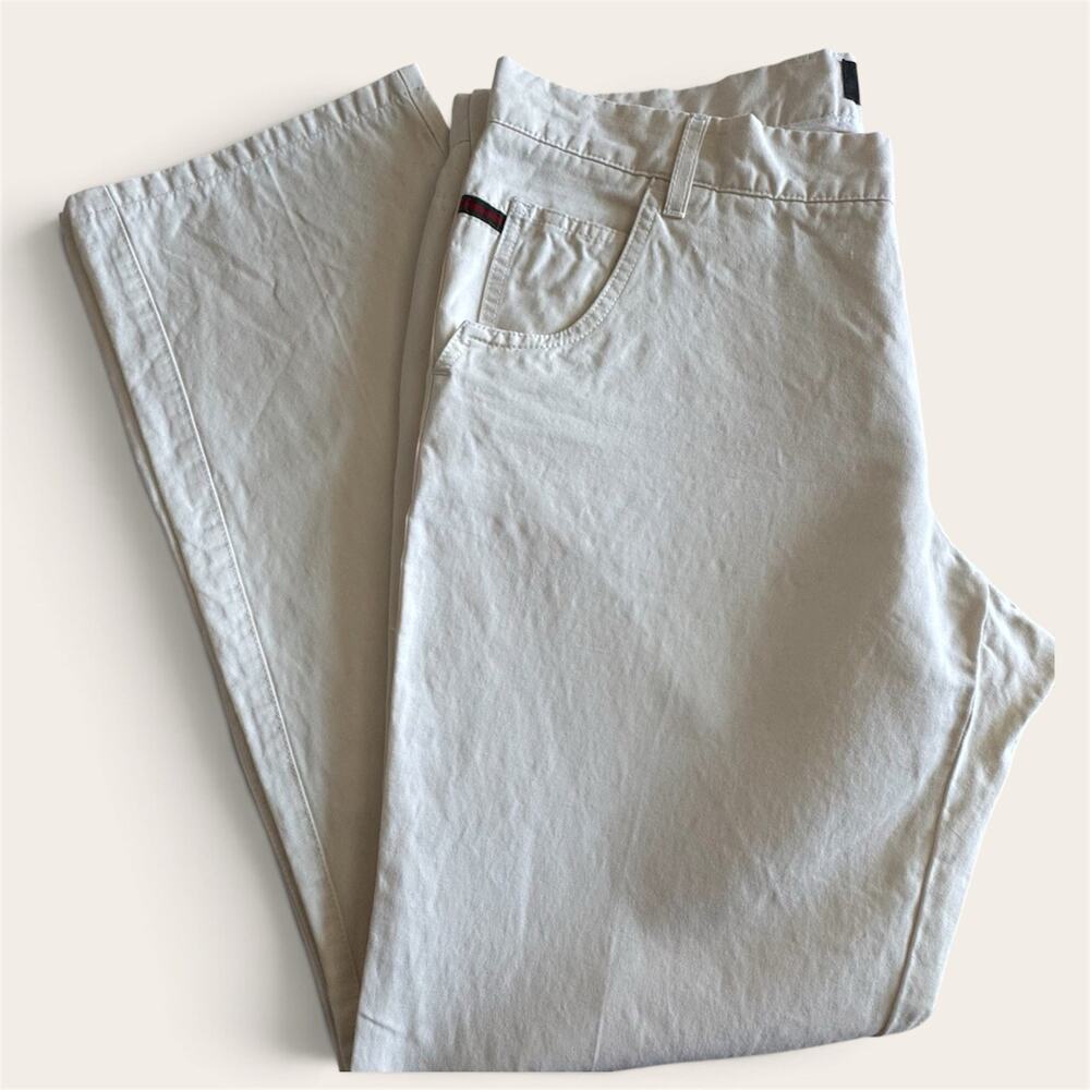 Gucci Pants Size 50 Men’s Cream Y2K 2007 Cream